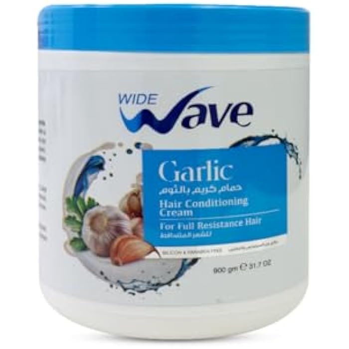 Wide Wave Garlic Hair Conditioning Cream 900g - Image 1